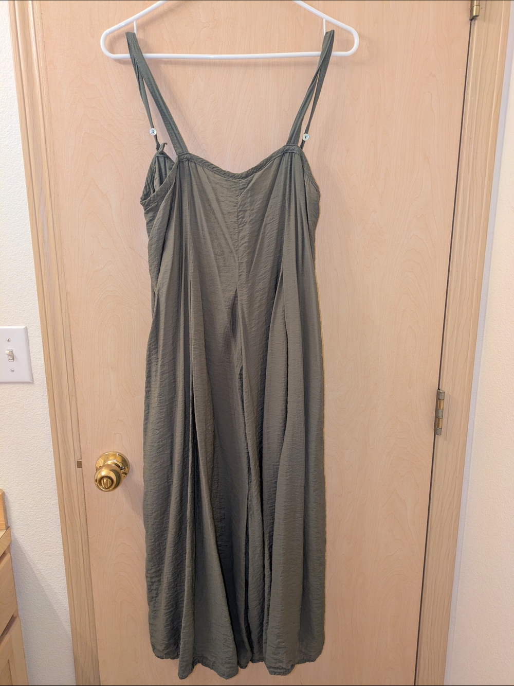 Cut Loose Rayon Parachute Cropped Jumpsuit